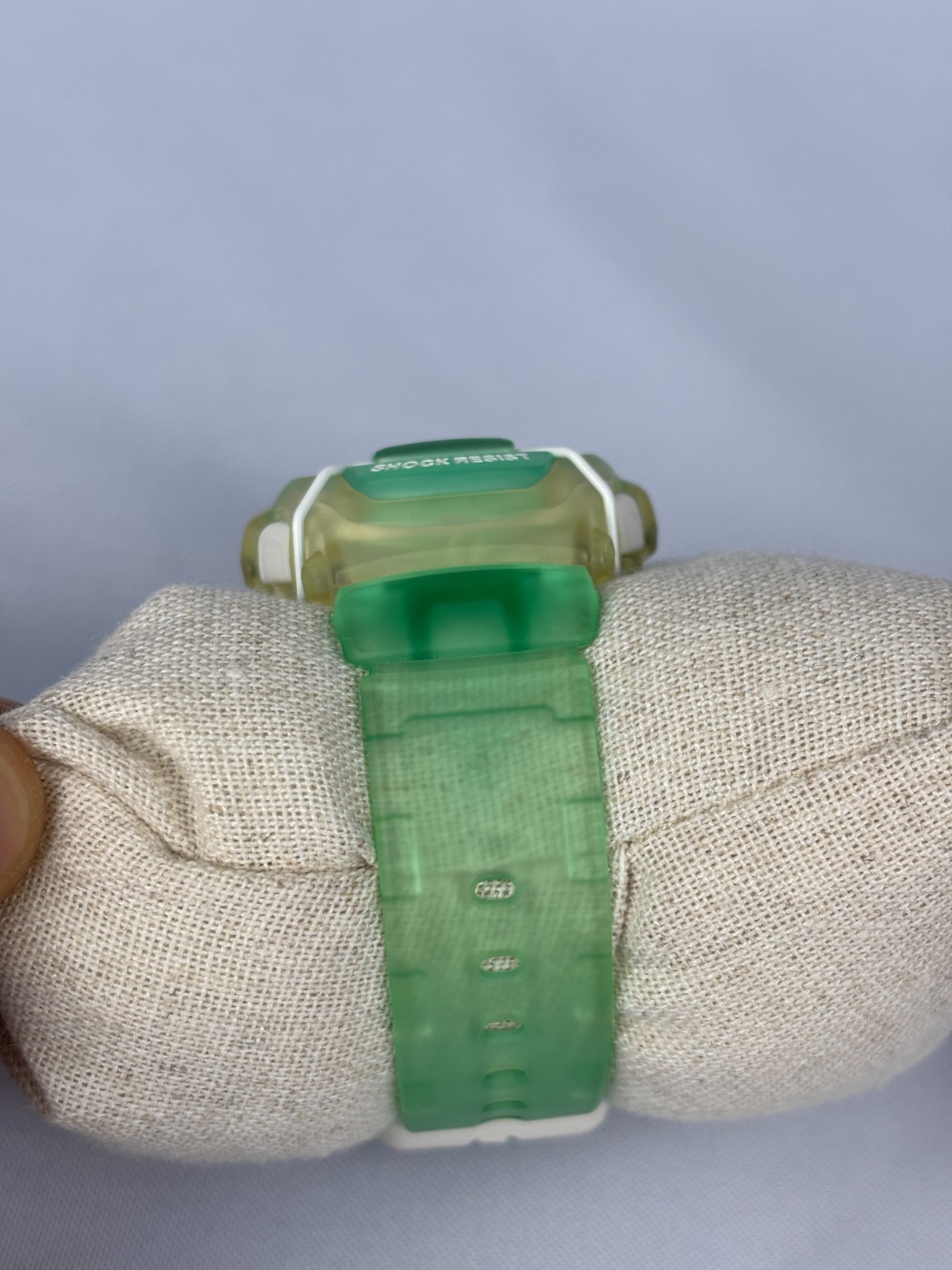 Vintage Casio Baby-G BG-140 Green Jelly 1913 Digital Watch New Battery 10BAR