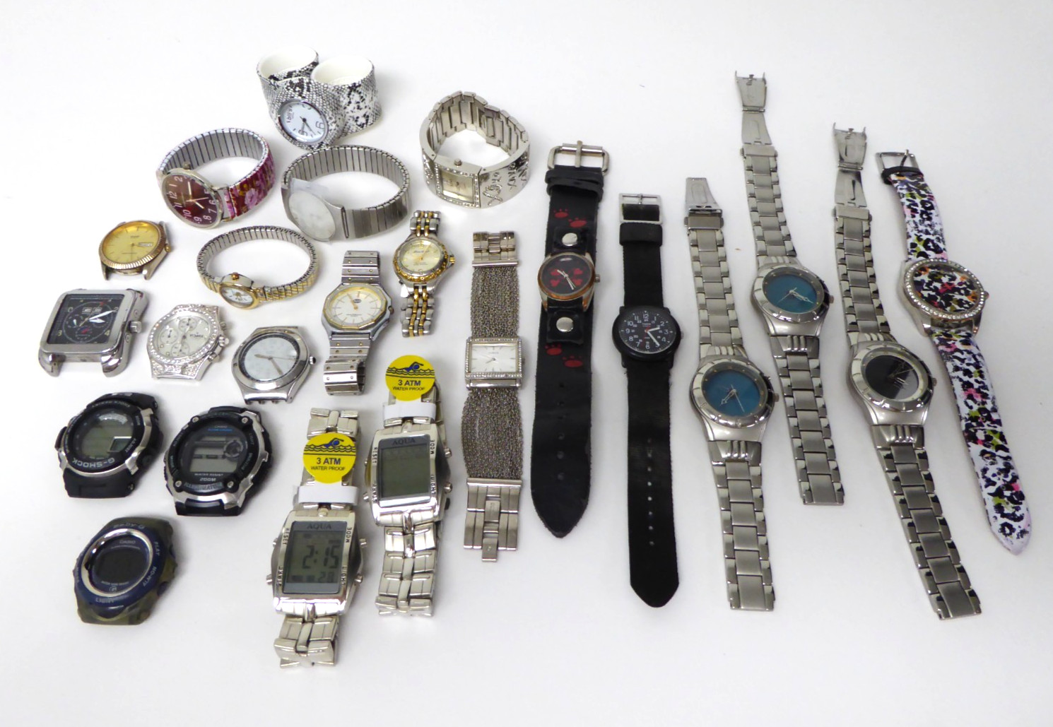 Lot of 23 Watches IN VARIOUS CONDITIONS AS IS, NOT TESTED, NEED BATTERY