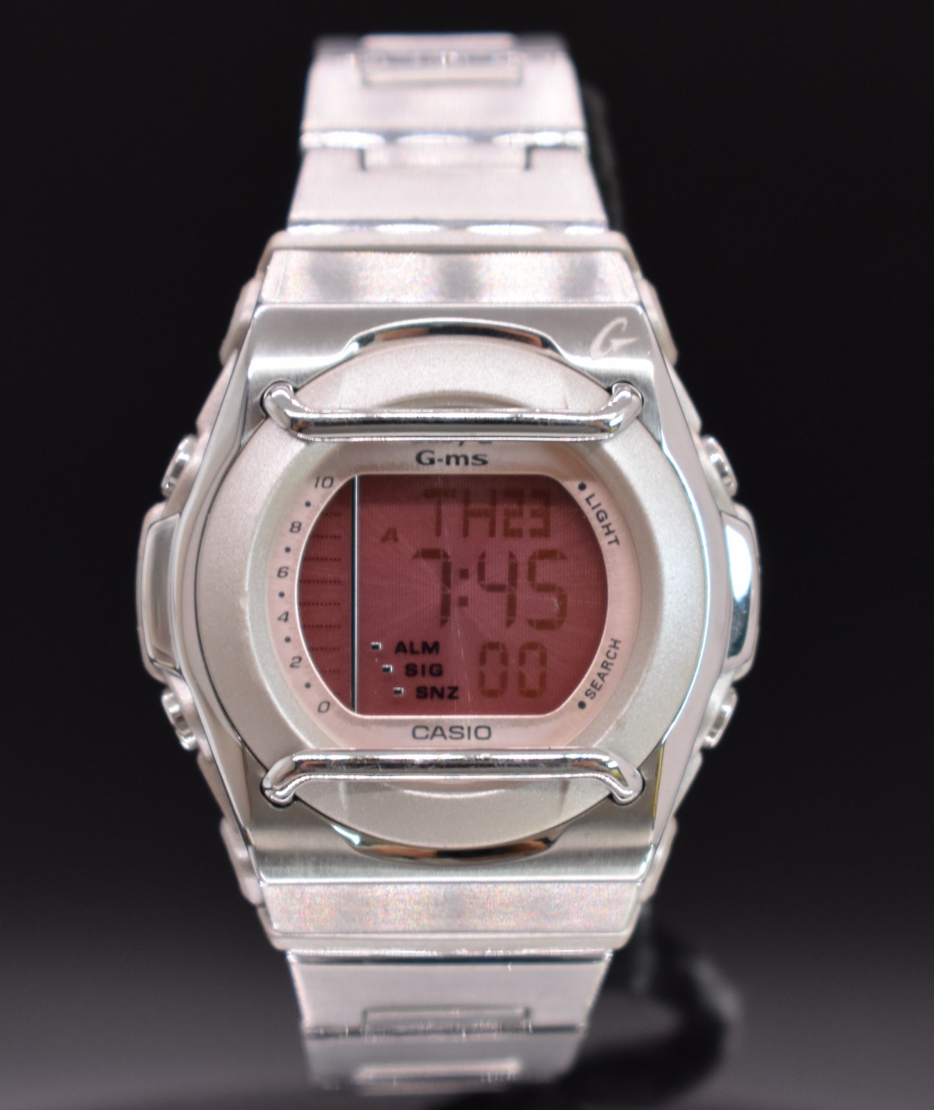 Y2K Casio Baby G G-MS MSG-160D 36mm Digital Watch LCD 10 Bar 2004