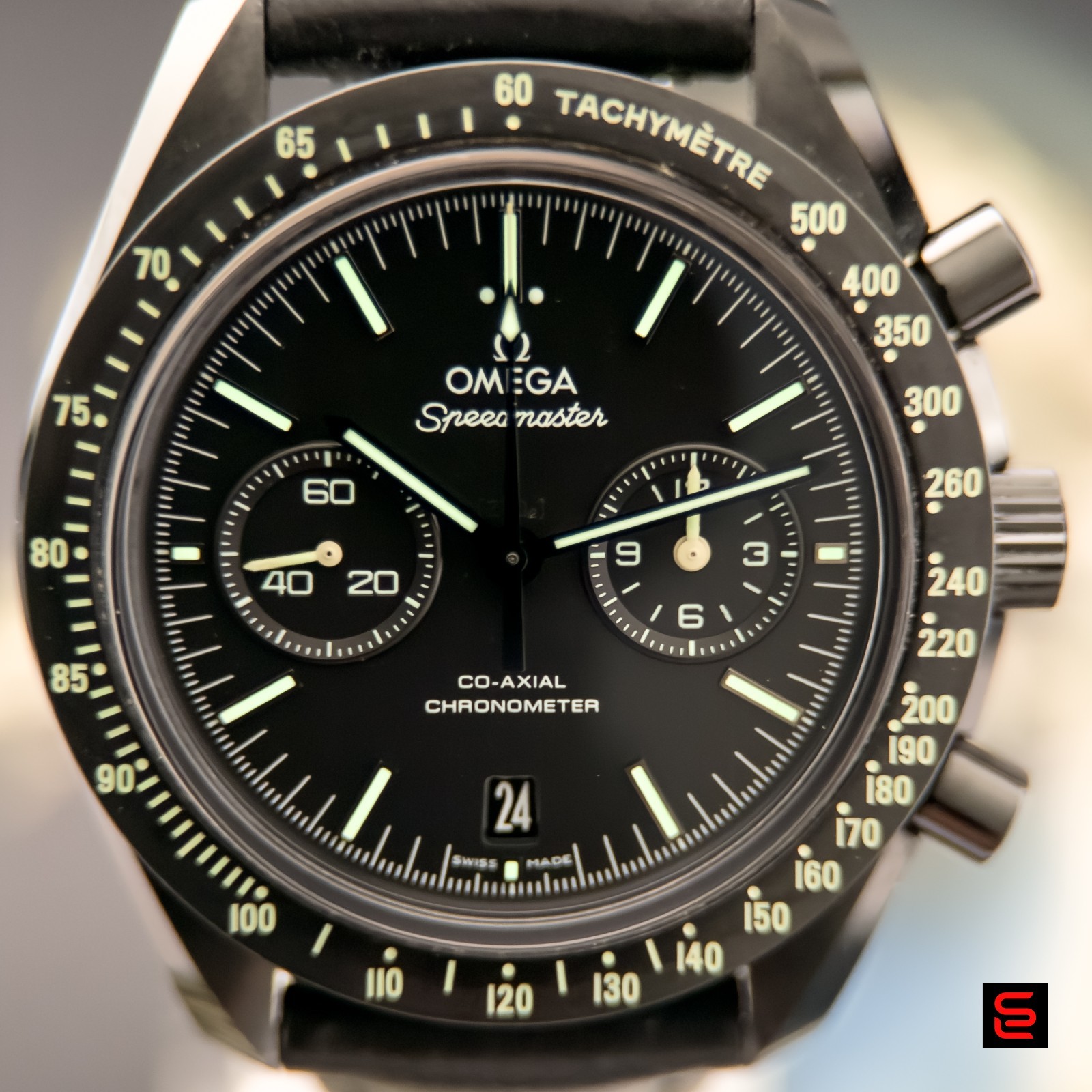 OMEGA Speedmaster Dark Side of the Moon 311.92.44.51.01.004 Pitch Black, B & P