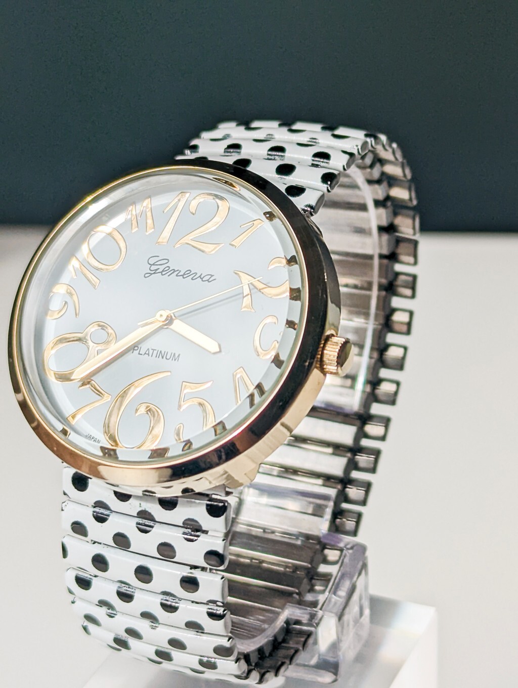 Geneva Quartz wristwatch 9259 BOLD POP-ART Fashion- WORKS