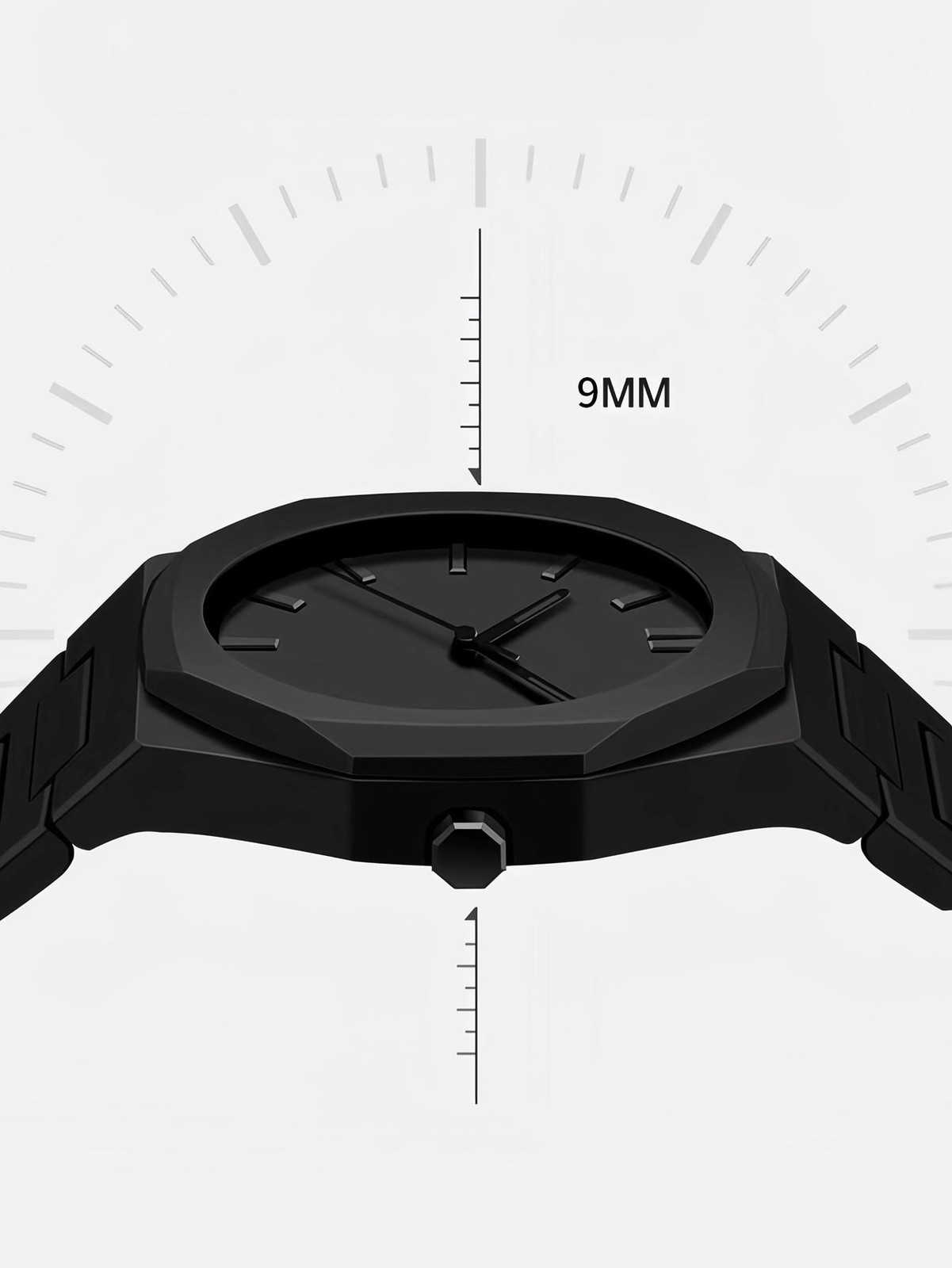 TOMI Men Quartz Watch Sport Simple Minimalist Style Casual Analog Wristwatch