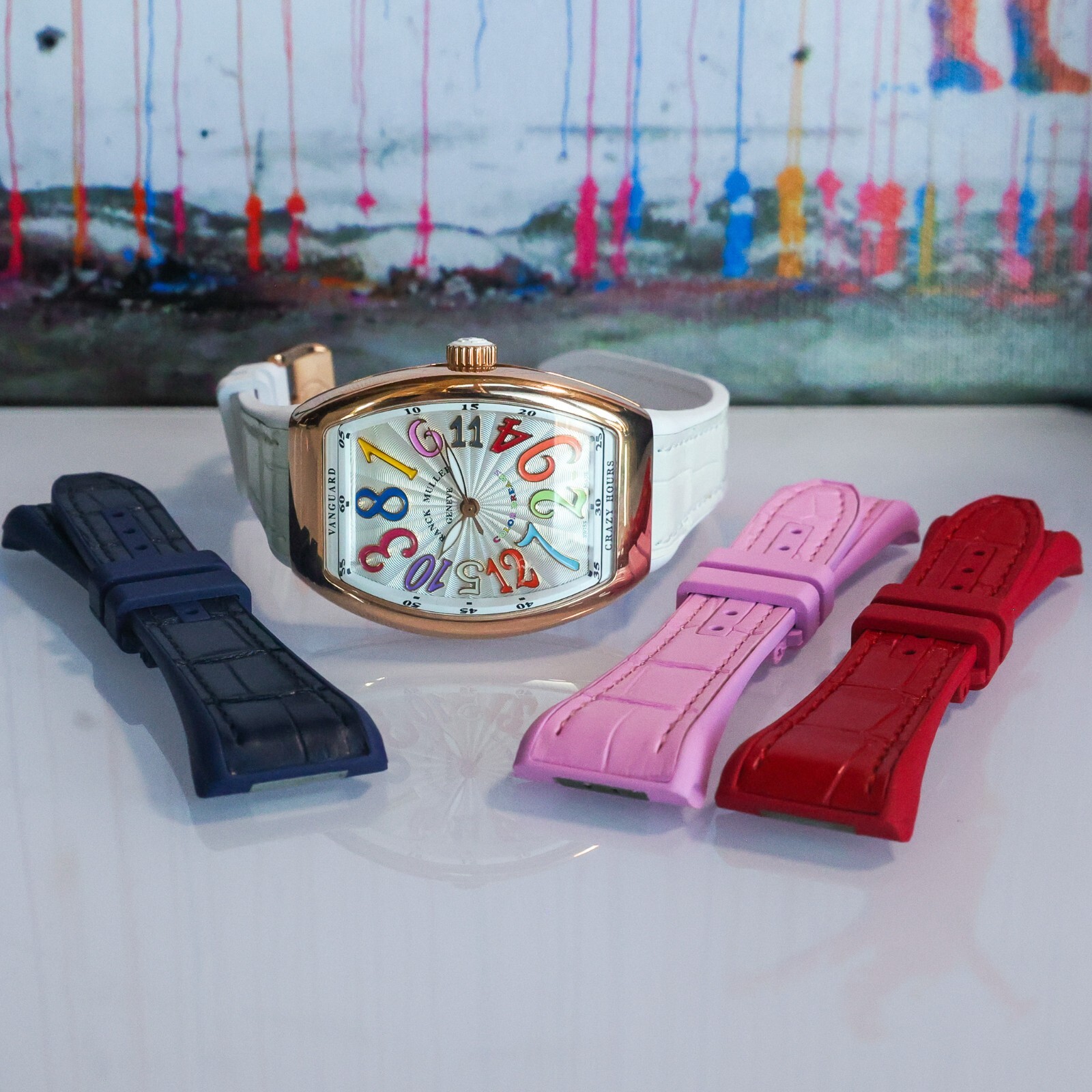 Franck Muller Vanguard Crazy Hours Color Dreams V35CHCOLDRM 2023 Unworn Full Set