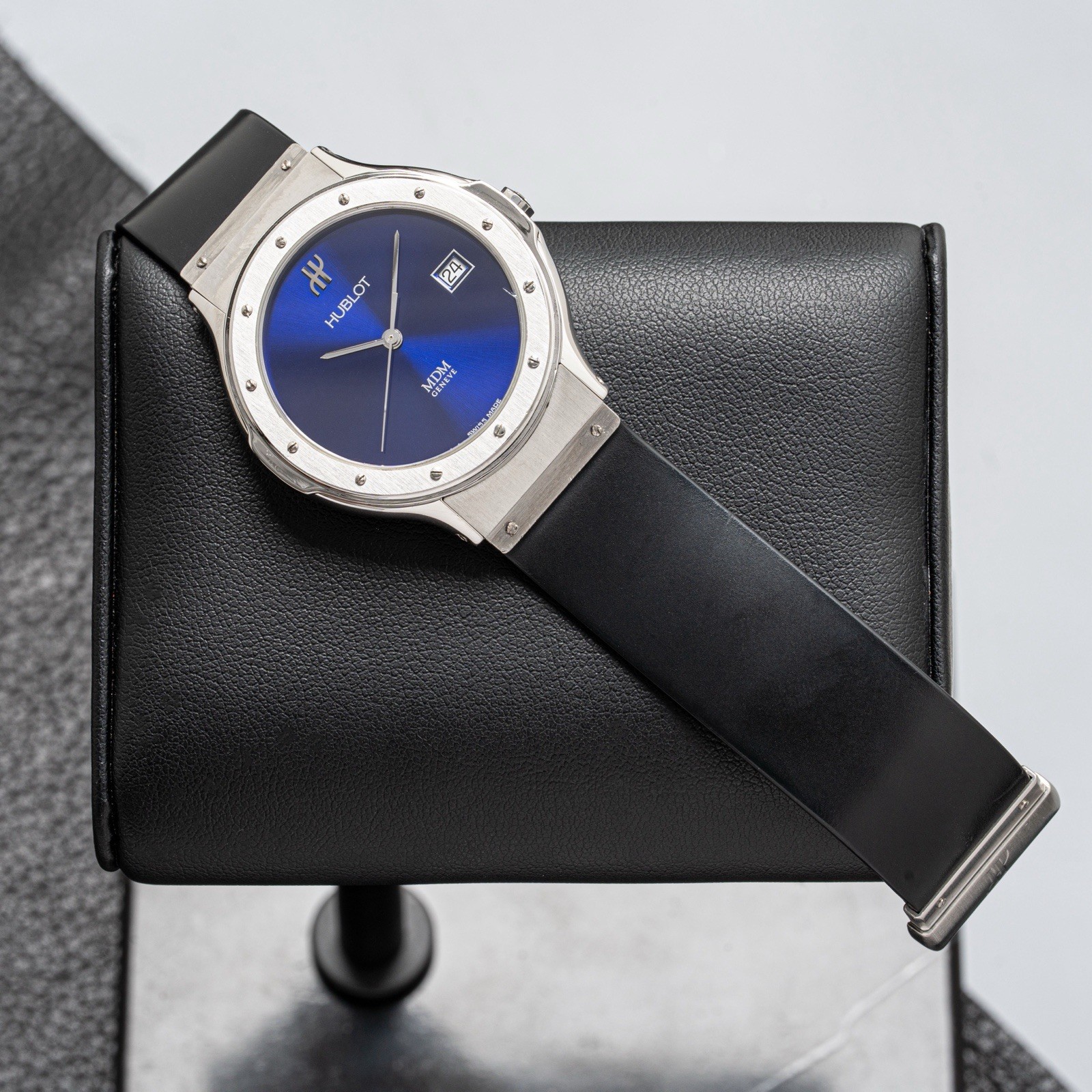 Hublot MDM Geneve Quartz BLUE DIAL 36mm Ref. 1523.1