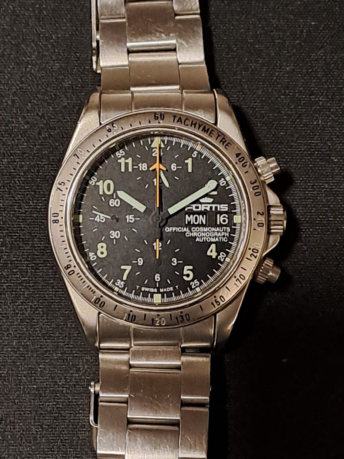 Fortis 602.22.142 Official Cosmonauts Cronograph Automatic Lemania 5100