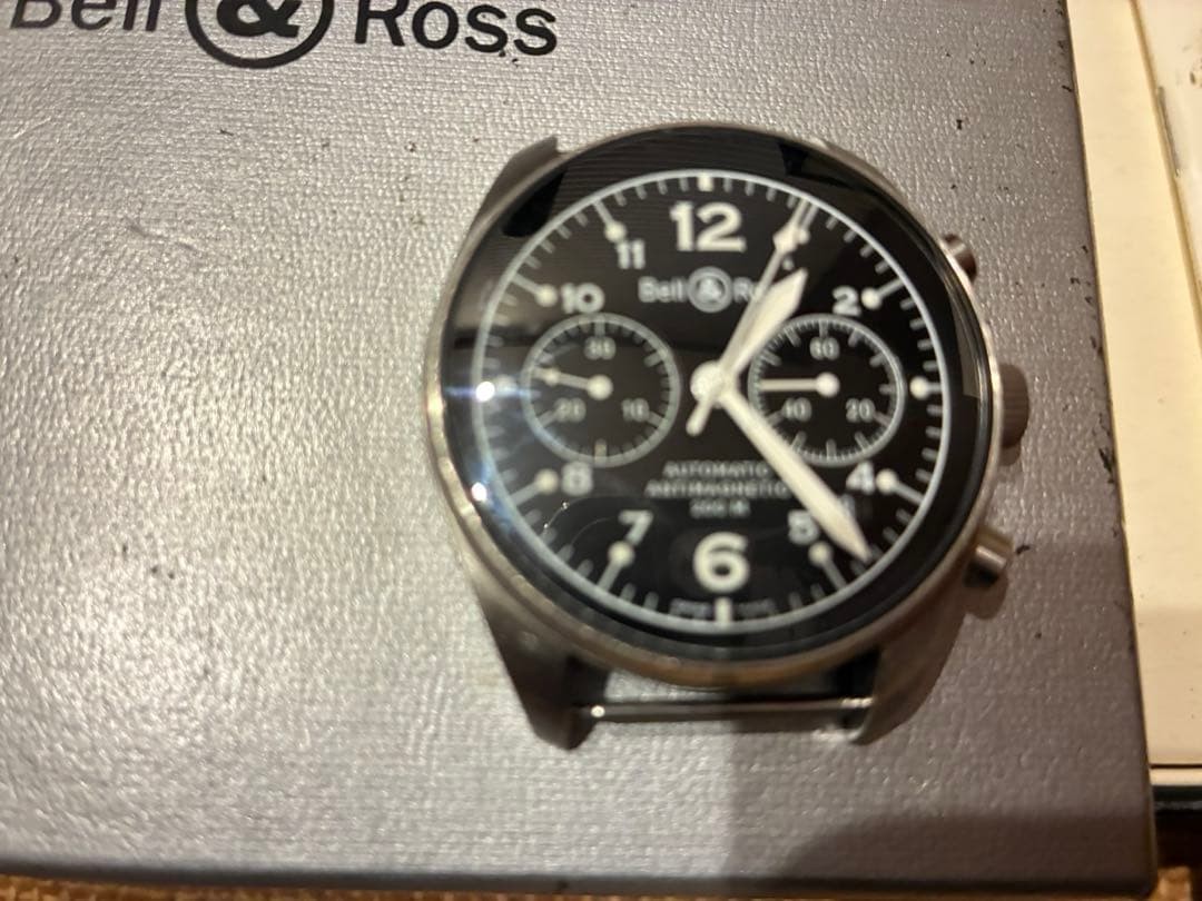 Bell & Ross Vintage 126 Automatic Chronograph Black Dial Men’s Watch used Japan