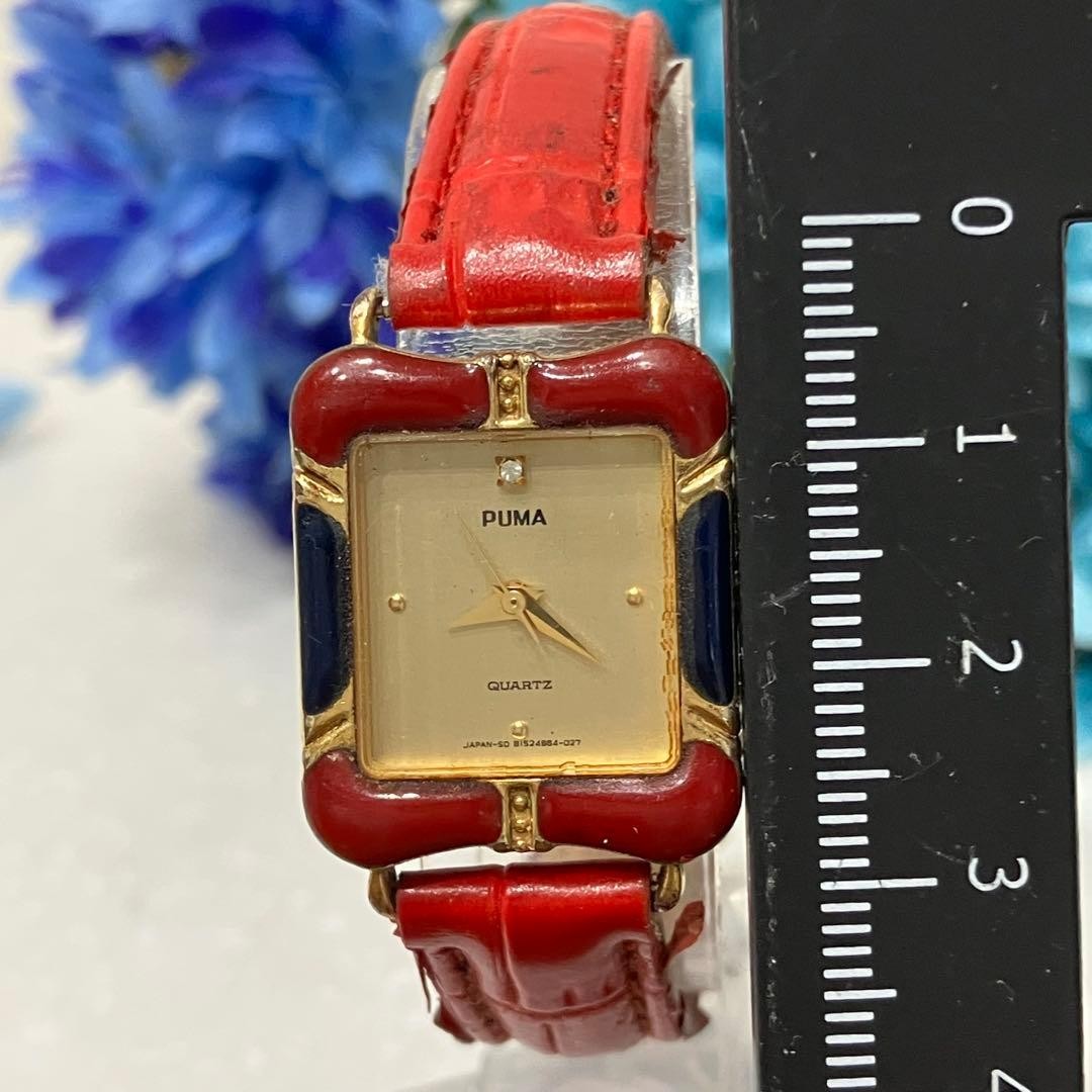 ORIENT PUMA Watch Diamond Red Gold Japan
