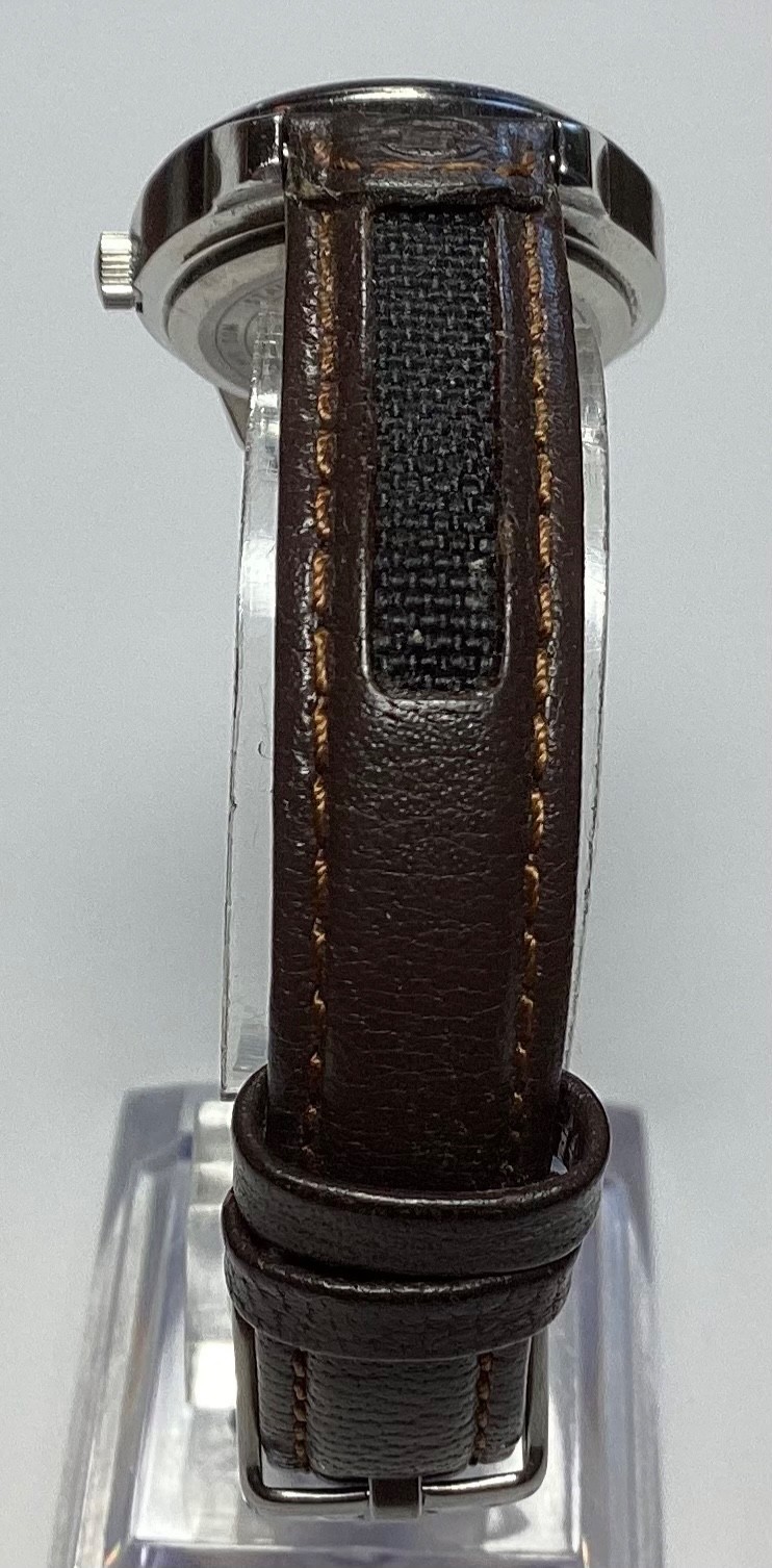 Timex Expedition Watch Indiglo Silver Brown Canvas/Leather Quartz New Battery