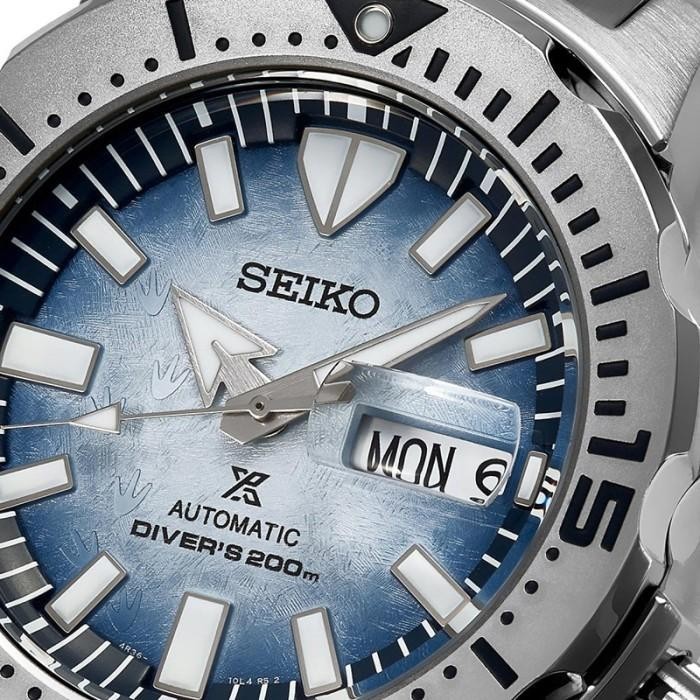 Seiko Prospex Monster SRPG57K1 Save The Ocean Antarctica Penguin Stainless Steel