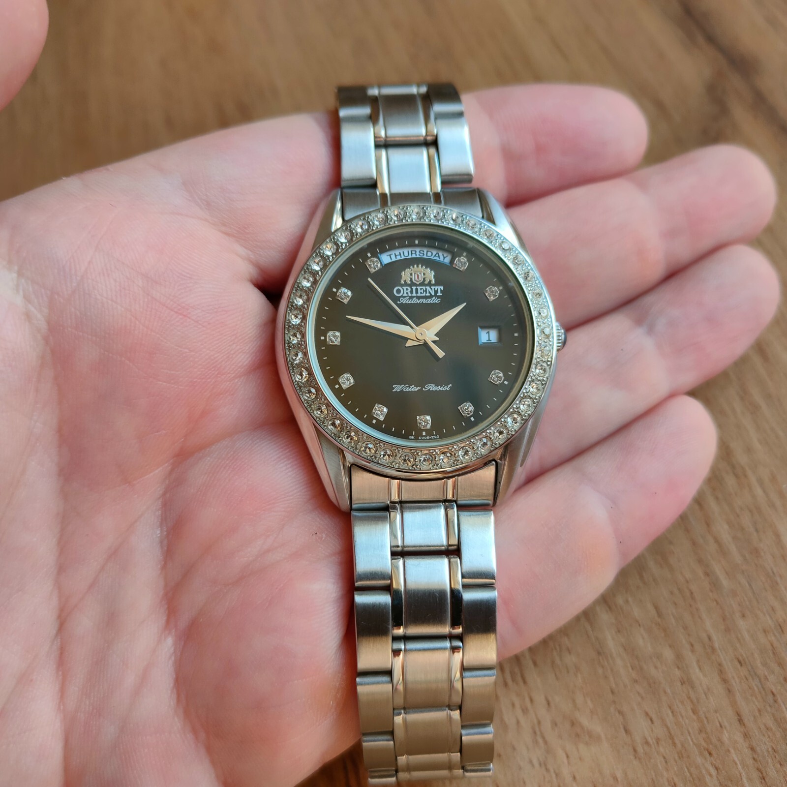 Ultra rare Orient President day date Mechanical classic black Automatic Watch