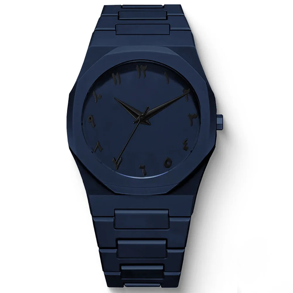 New Fashionable Men’s Watch Simple Black Male Quartz Watches Arabic digital