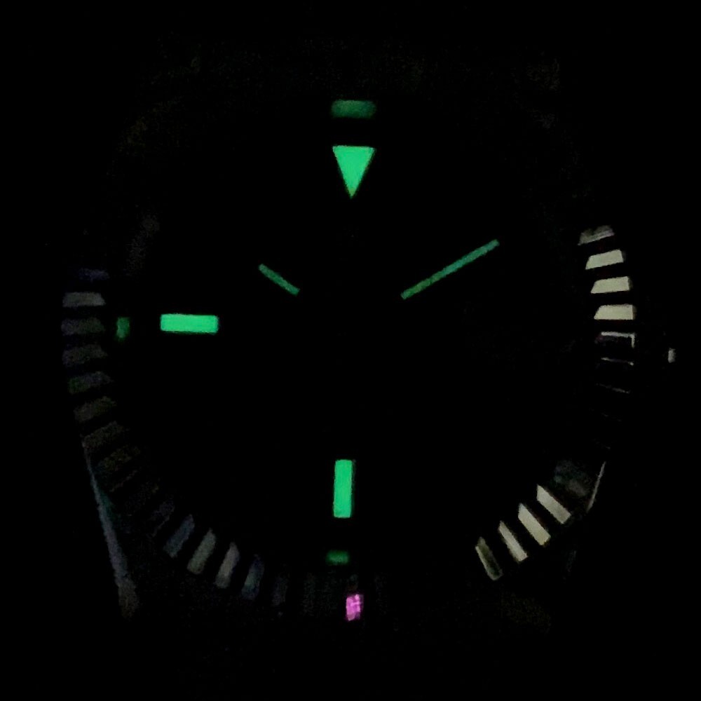 10ATM New Black Gray Fluted 39mm Sapphire Crystal Glass NH35 Automatic Men Watch