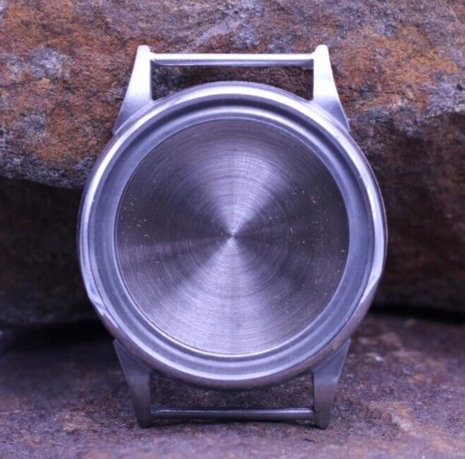 OUR SWISS STAINLESS STEEL BOTTOM MEN’S MILITARY WRIST WATCH CASE FIXED LUG (DK)