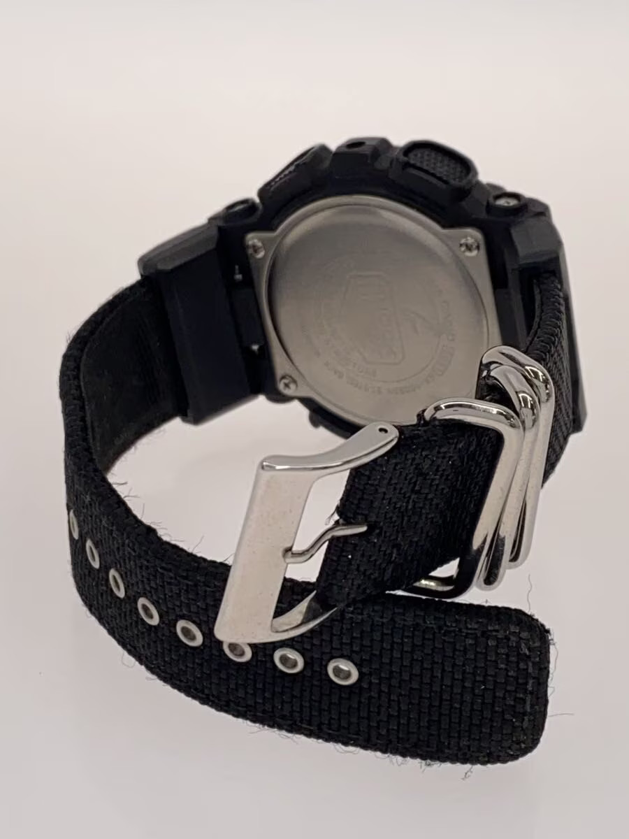 CASIO Quartz Watch G SHOCK Analog Digital Nylon BLK BLK