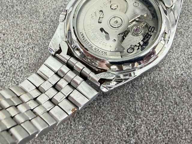 Seiko 5 Automatic Men’s Watch 7S26-01V0 21 Jewels See-Through Caseback 30mm