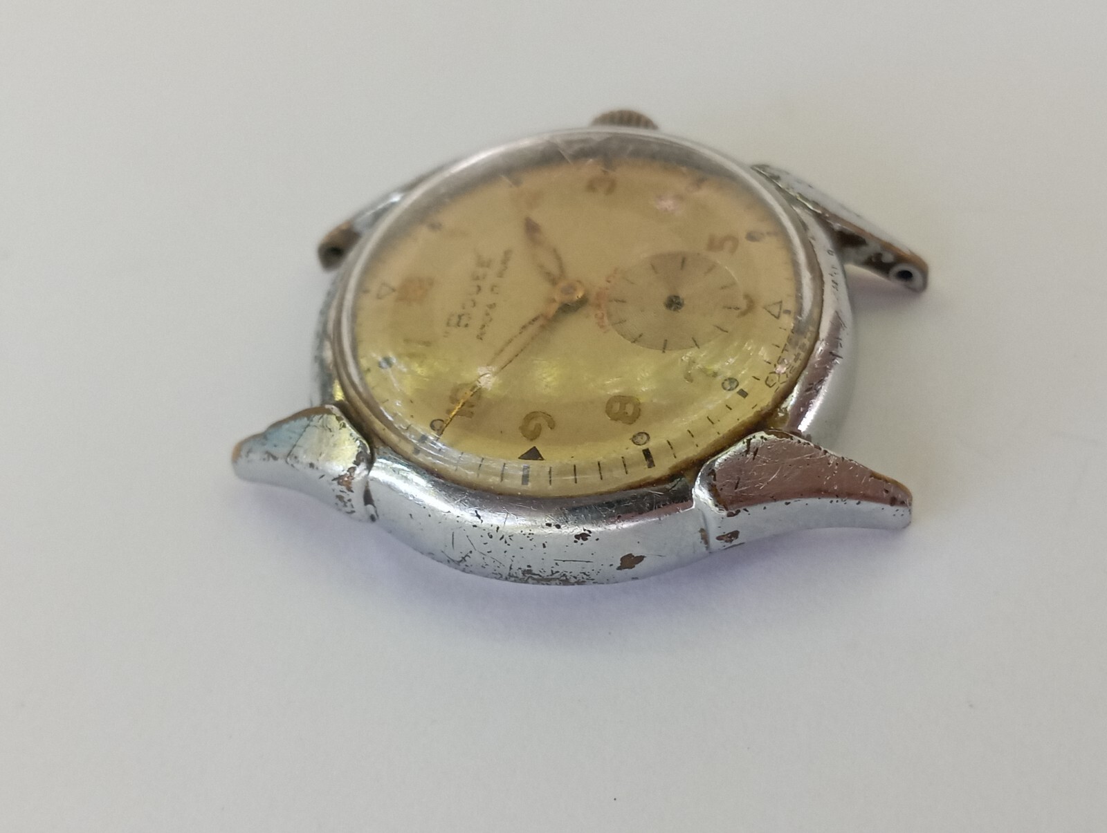 VINTAGE SWISS WWII MILITARY BOUEE ANCRE cal. Cupillard 233 from 1935 watch 40’s