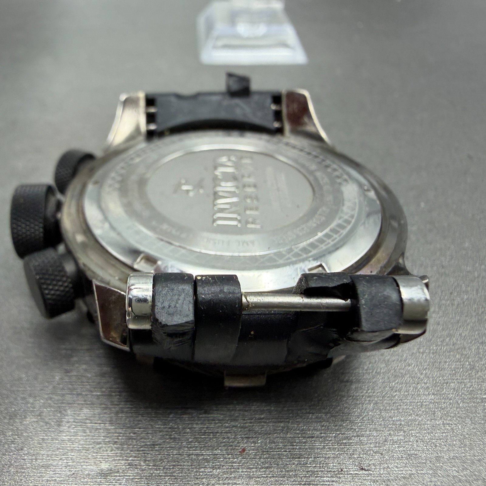 Invicta Reserve Bolt Chrono Watch Men 50mm Silver Dial Gray Daydate 0197 NewBatt