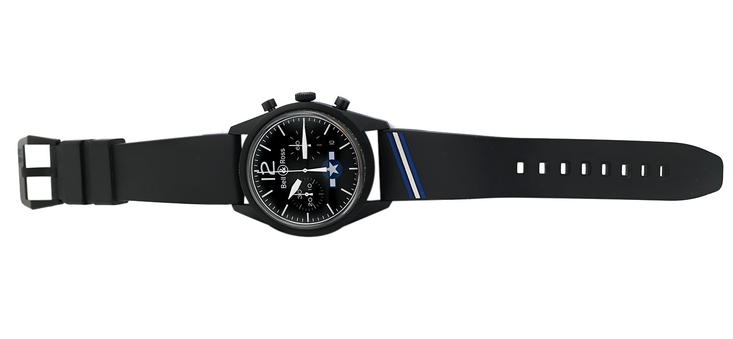 Bell & Ross Vintage Insignia Air Force BR126-94 Chronograph Black PVD 41MM Men’s