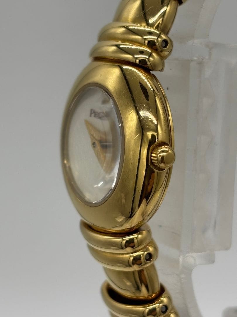 Pequignet Quartz White Ladies Watch 5747 Japan Working Condition 07714