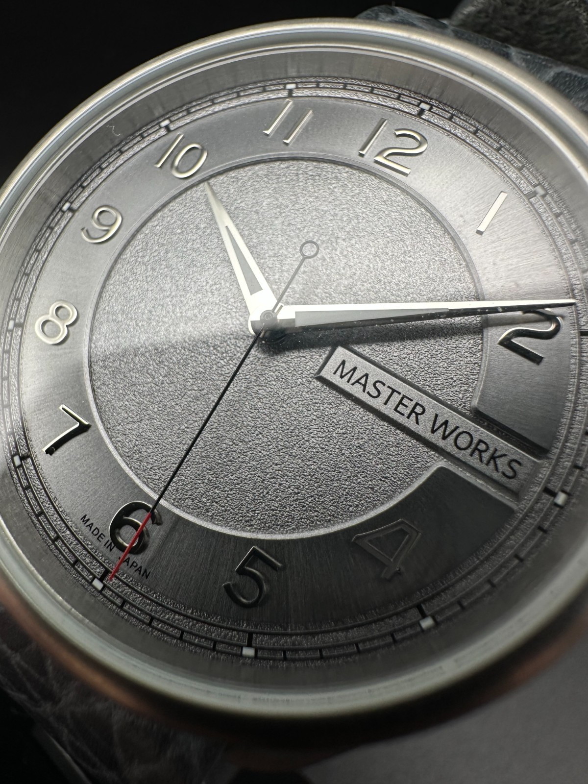 Master Works Classic 43mm Japan Made Quartz Men’s Watch MW16SUEDGYG0