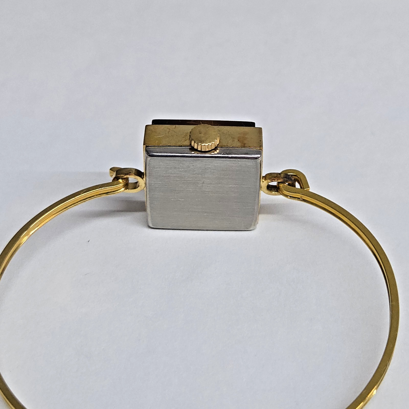 CHRISTIAN BERNARD Paris France Gold Bangle Women’s Watch Estate NEW Box
