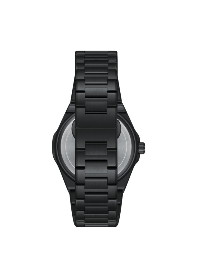 Kenneth Scott Men’s Analog Watch | Black Dial, 43mm, 30 m (3 ATM)
