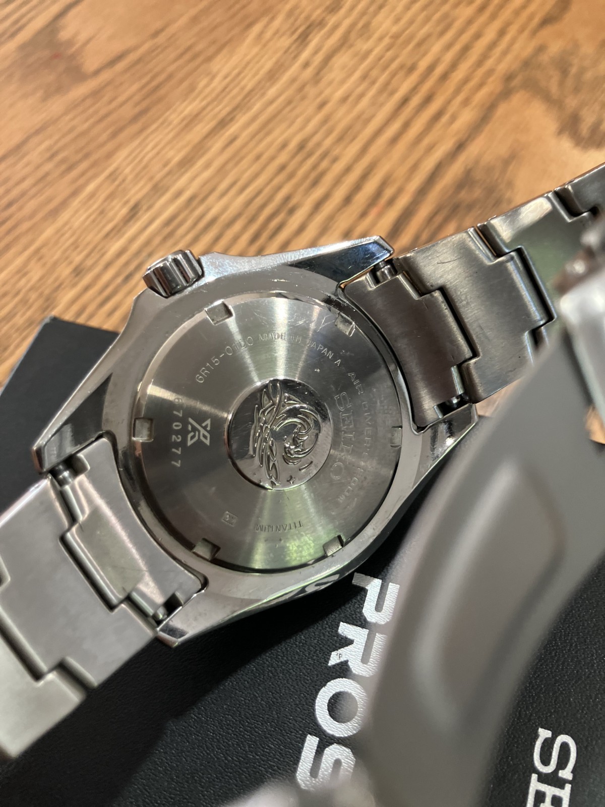 SEIKO Prospex 6R15-01DO Automatic Titanium Watch JAPAN