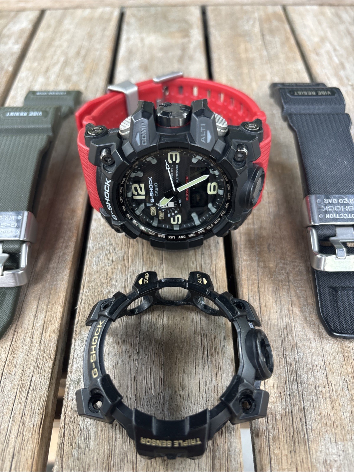 CASIO G-SHOCK MUDMASTER GWG-1000-1AJF Mens Japan import with 3 bands