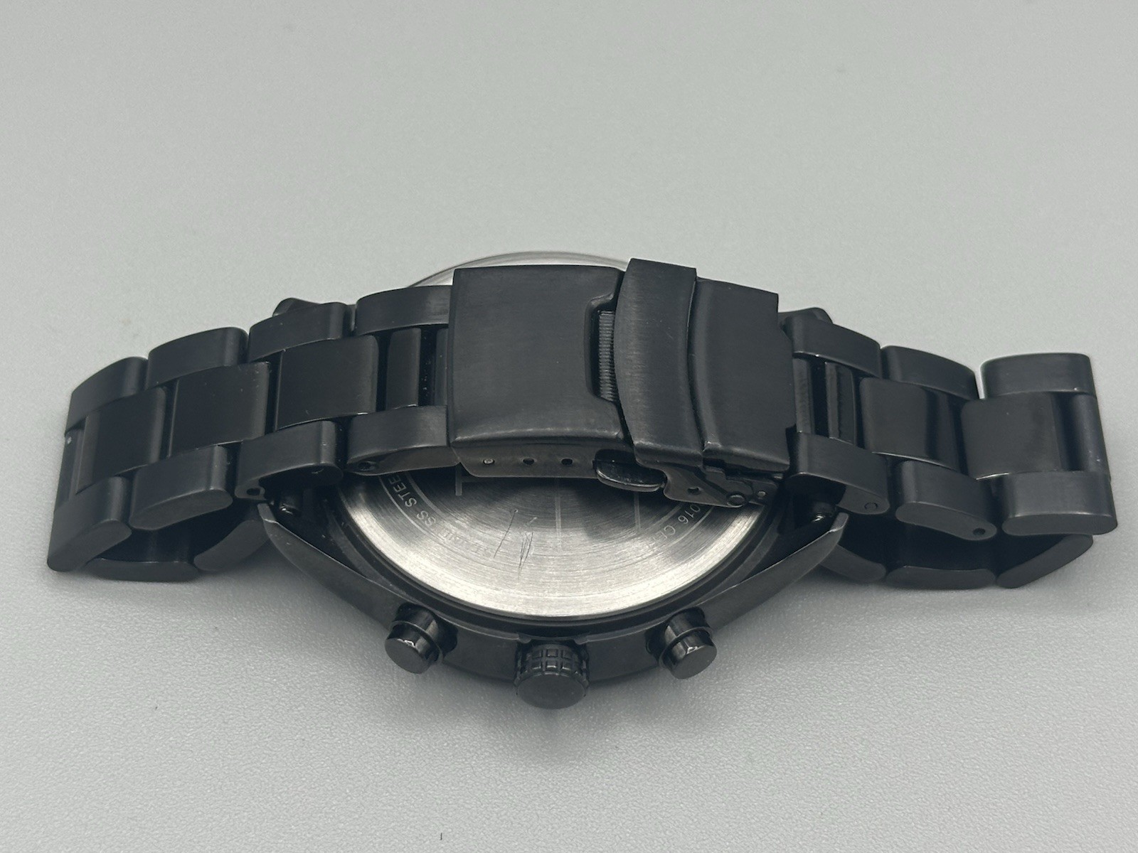 Timex T2N700 Intelligent Quartz Flyback Chronograph Indiglo Black Men’s Watch