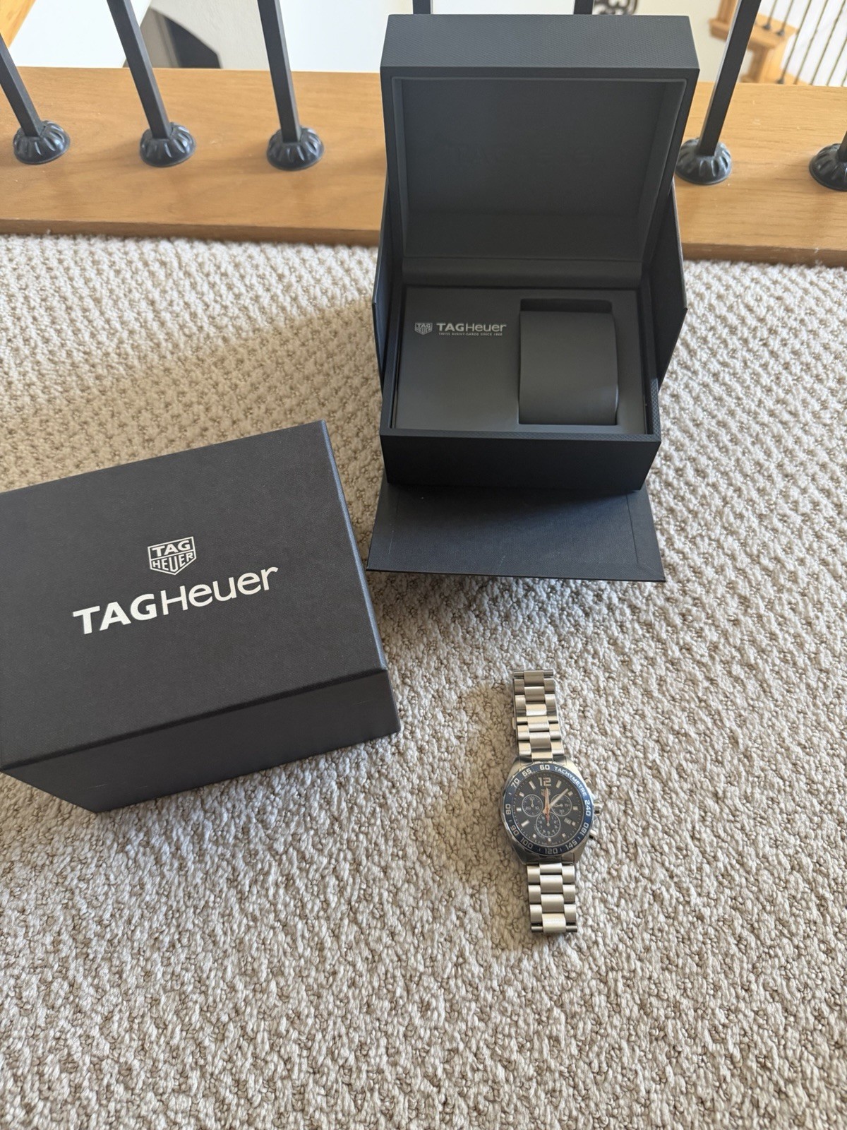 TAG Heuer Formula 1 Blue Dial Chronograph Quartz Tachymeter 200m w/ Box