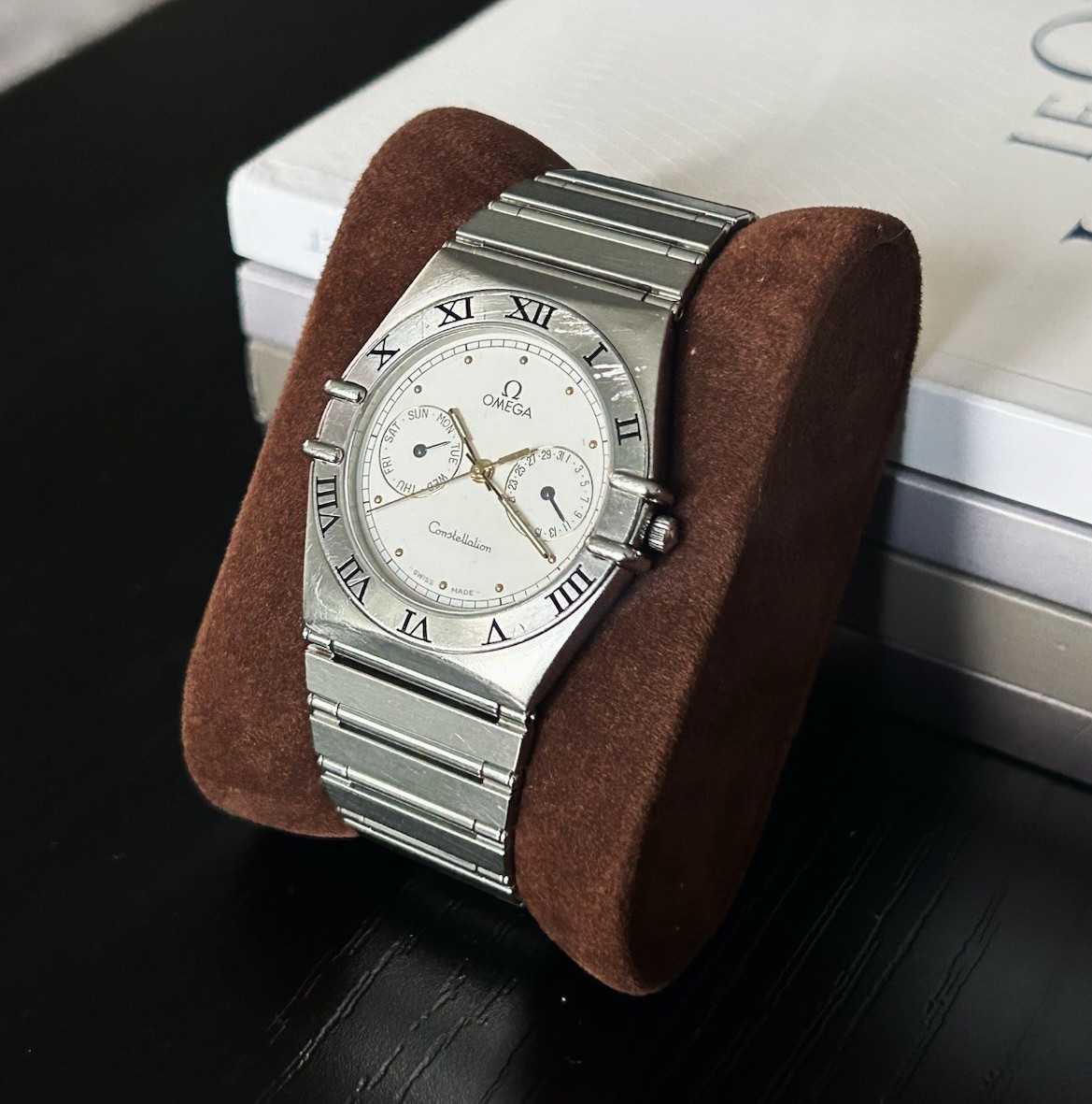 OMEGA Constellation Quartz 33mm Day-Date | 18k Gold Indices 1468.461