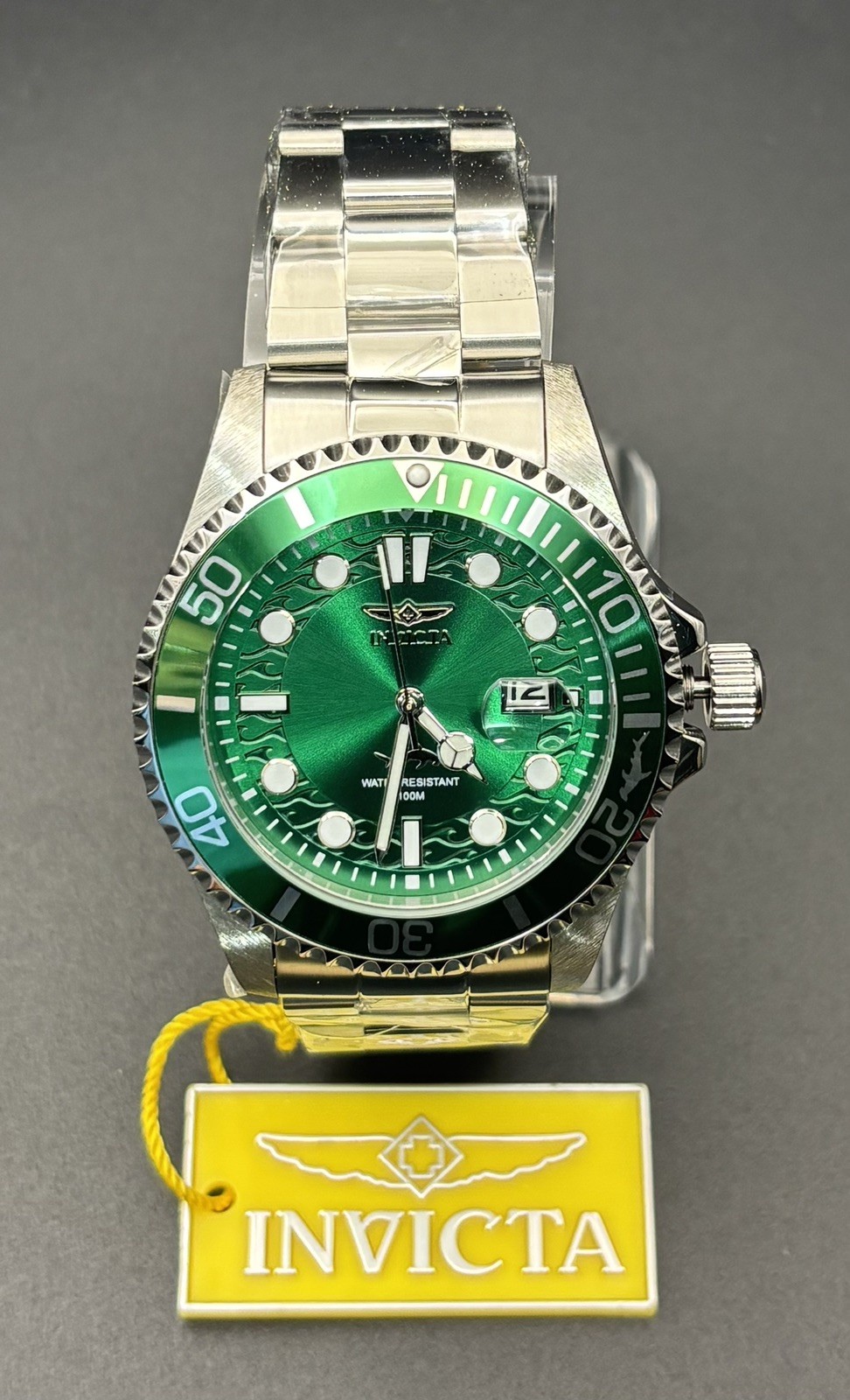 Invicta Pro Diver Currentwave Men’s Watch 43mm, Steel 30020 SCREW CROWN NEW