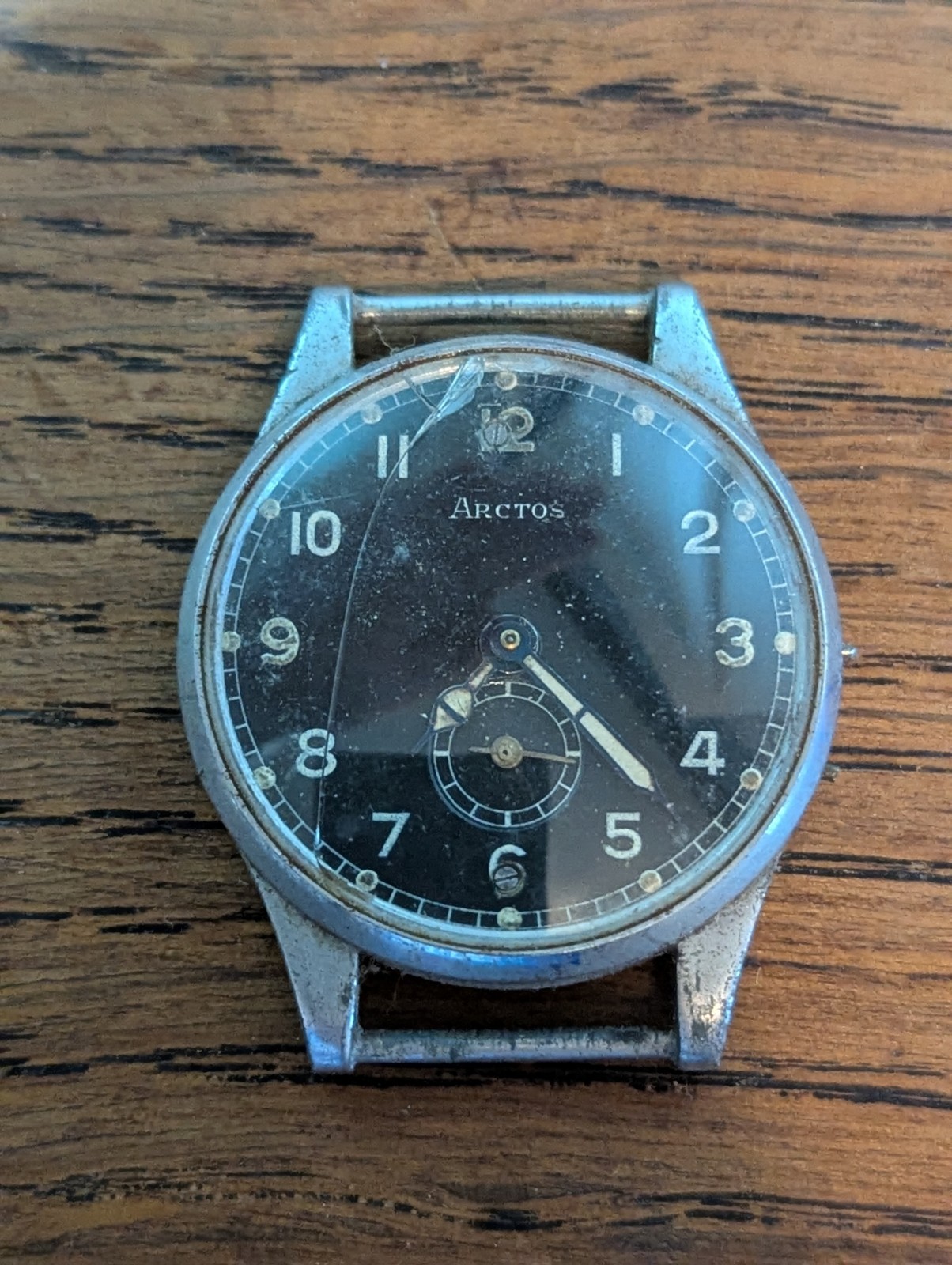 WWII Arctos Military Pilots Watch for Restoration, Good Condition #P664