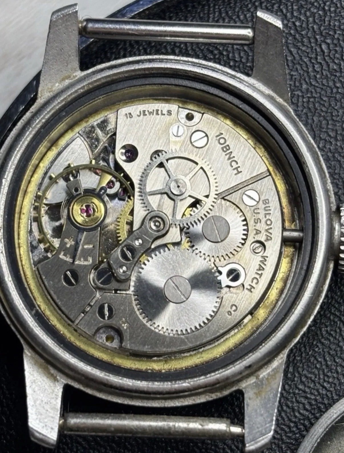 Bulova Navigator A17A MIL-W-6433A U.S. Military Issued –10BNCH Hacking RUNNING