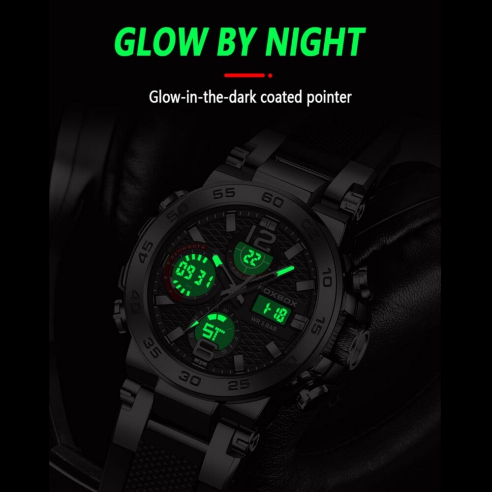 2024 Men’s Watch Quartz Diver Sport Watches Luminous Waterproof 5ATM Wristwatch