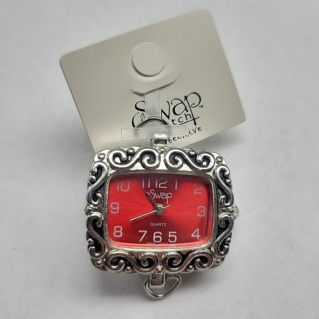 Ruby Red Ornate Swap Watch Face By Beehive Create-a-watch For Lobster Claw Bands