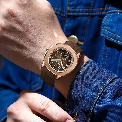 AQUANAUT Mens Luxury Quartz Watch Waterproof Luminous free shipping