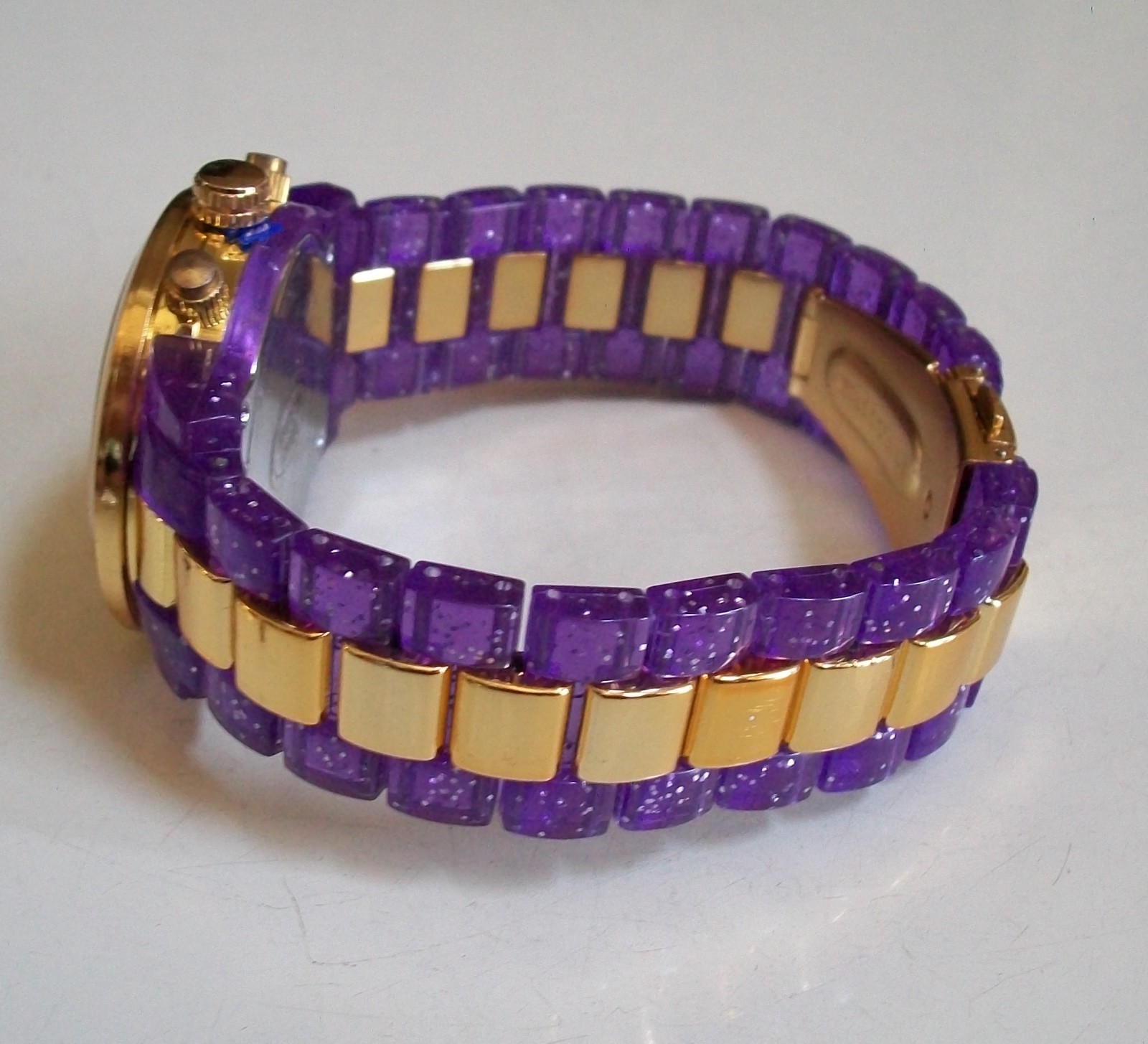 Pancreatic cancer Awareness Purple Ribbon (also symbol for Alzheimer’s) Watch