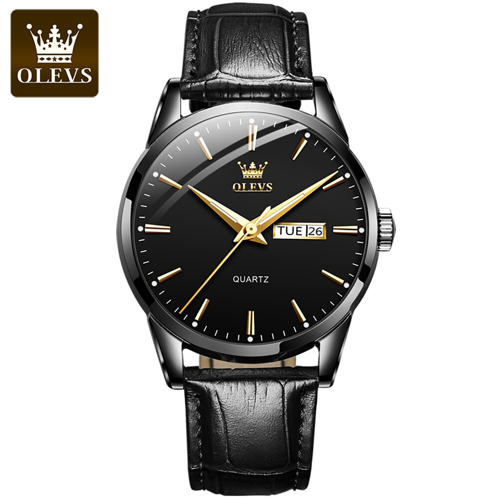 OLEVS New Luxury Men’s Watches Quartz Watch Waterproof Luminous Wristwatches