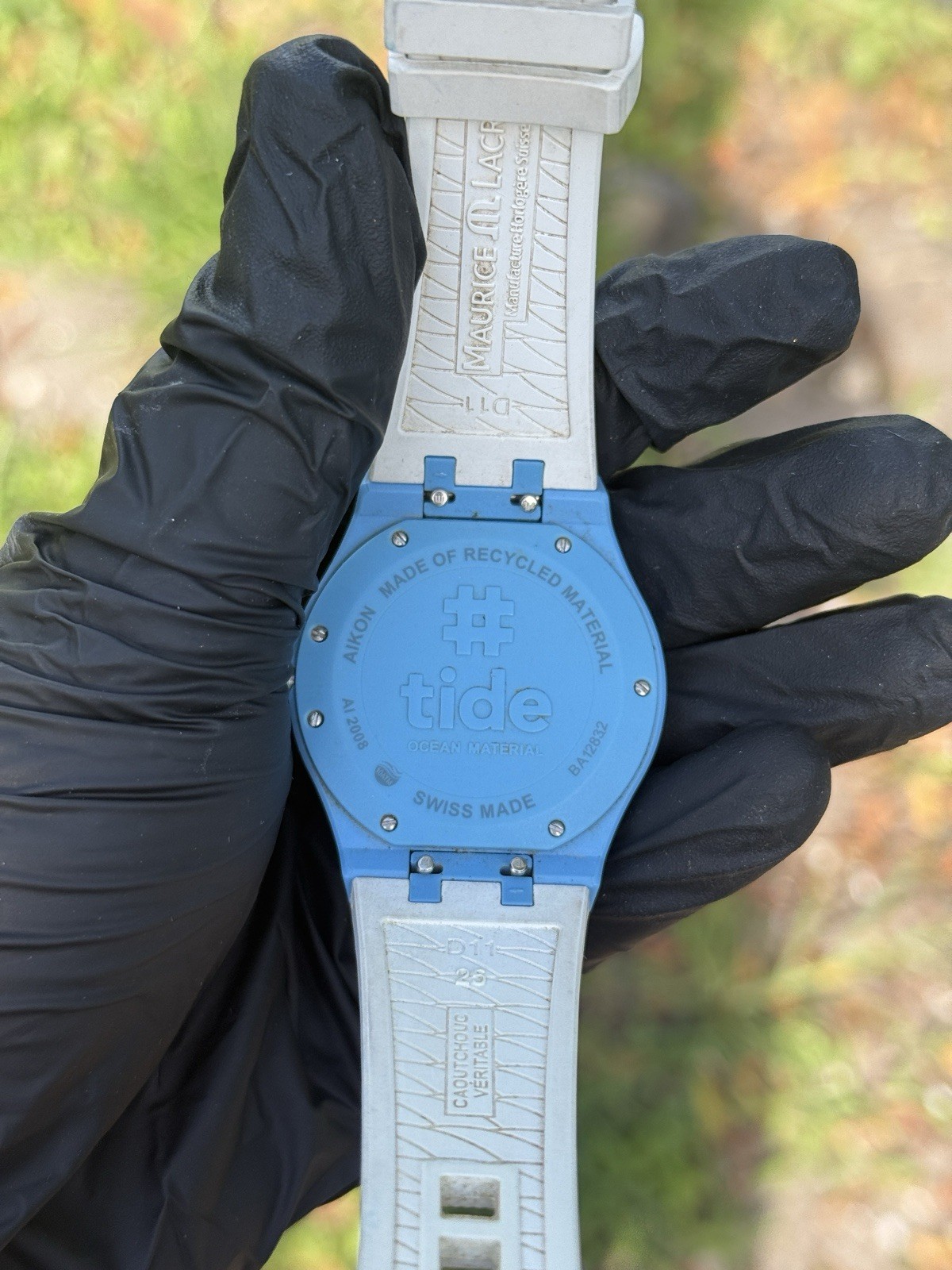 Maurice Lacroix Aikon Tide Sports Baby Blue with Diamonds Women’s Watch (used)