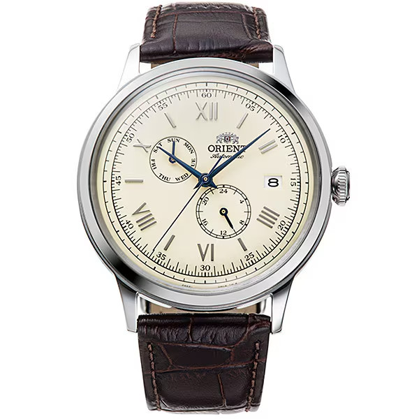 Orient RN-AK0702Y Classic Bambino Automatic Leather Band Unisex Watch