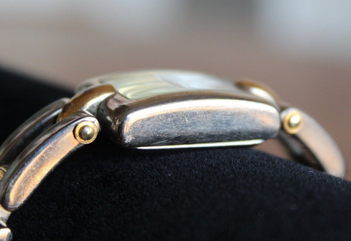 Fossil F2 Women’s Watch Two Tone Stainless Steel Working NEW BATTERY