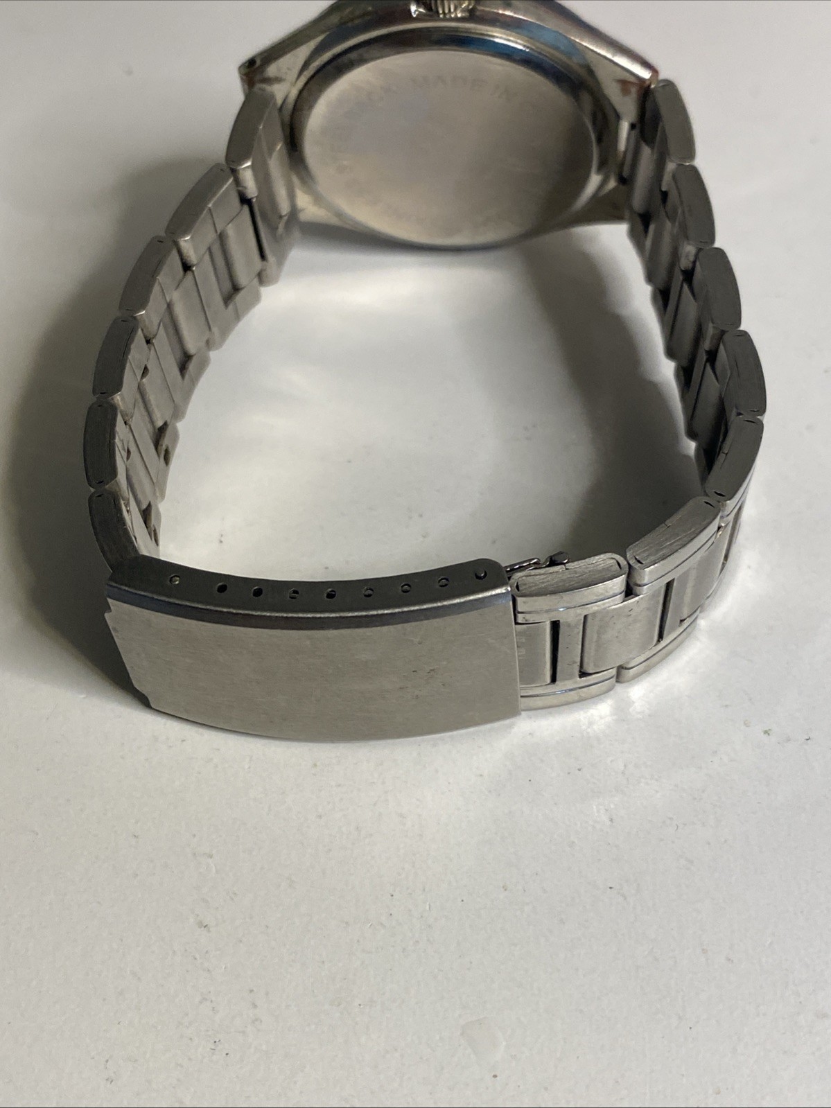 Bell & Rose Watch Men Silver Tone Round Face 38MM New Battery