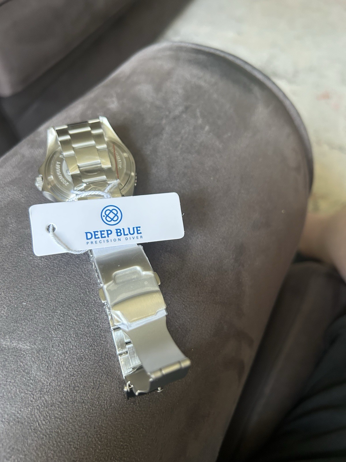 Deep Blue PRO DIVER 200 42.5MM AUTO DIVE WATCH- BLUE SANDSTONE DIAL