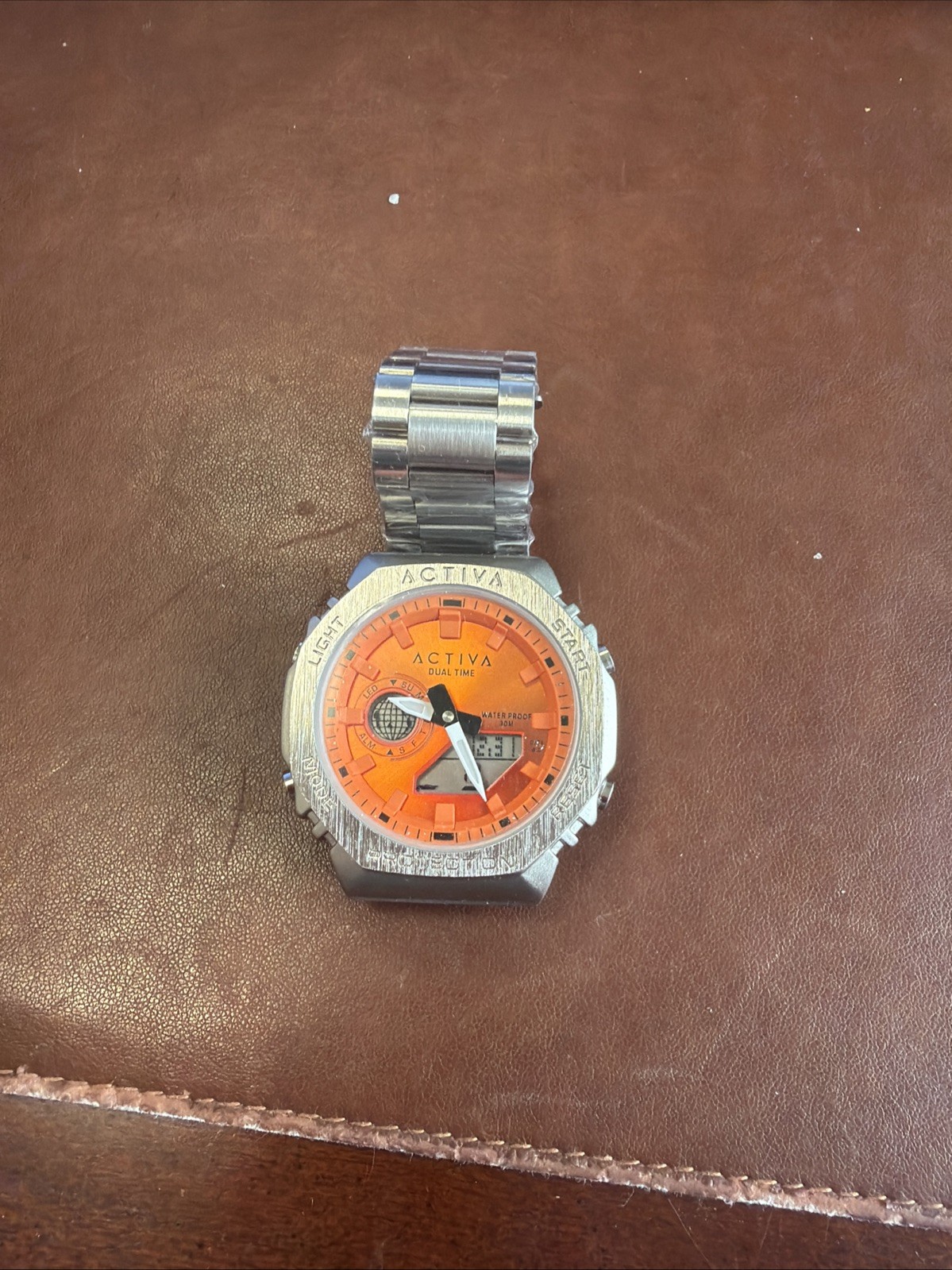 INVICTA ACTIVA DIGITAL UNISEX WATCH – ORANGE DIAL ACWM423-001