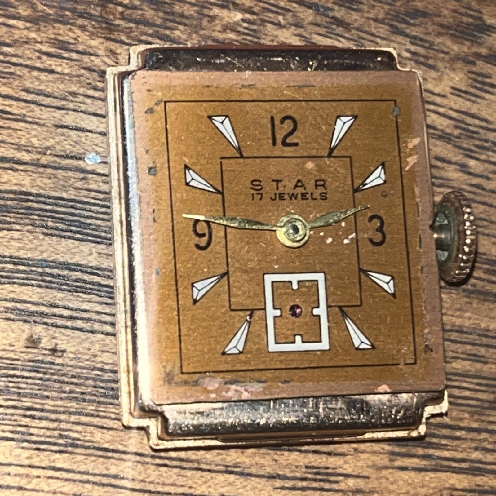 Vintage Rima Star 17 Jewels Watch In Its Current As-Is for Parts Repair