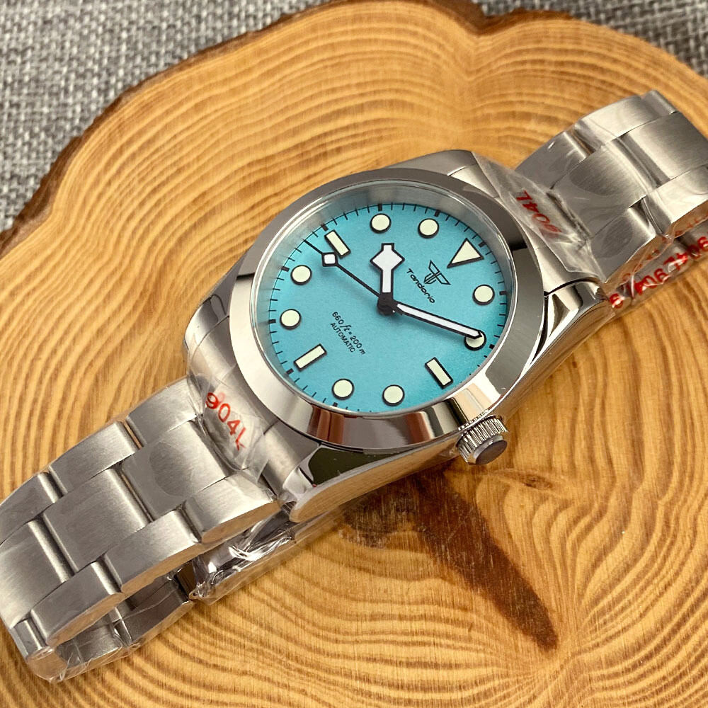 Luminous 36mm/39mm Tandorio Sapphire Glass Polished NH35 Automatic Men’s Watch