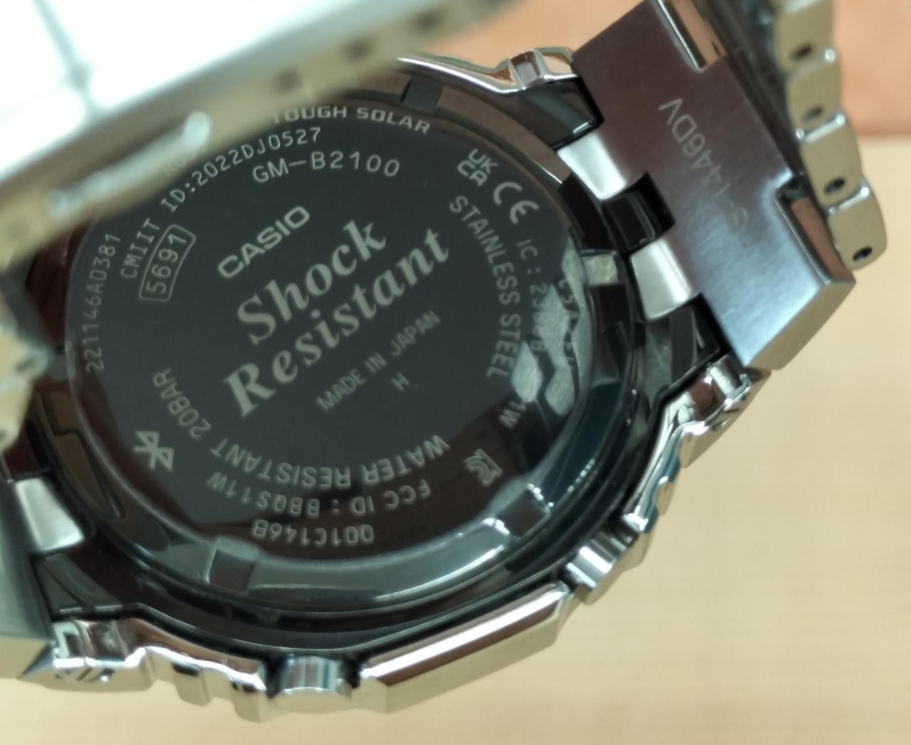 CASIO G-SHOCK GM B2100 Black Solar Men Watch Auth Japan