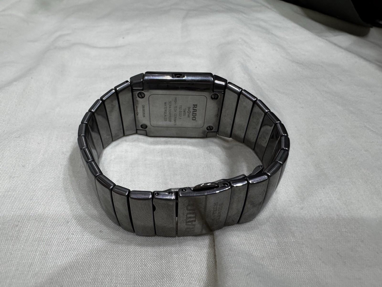 Rado Diastar High Tech Ceramic Watch Quartz Mens 30 mm Swiss Made 152.0332.3