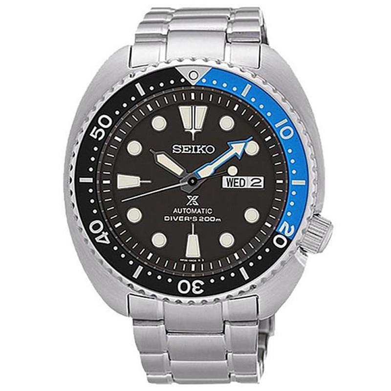 SEIKO ProspeX SRP787K1 Automatic Diver’s Turtle Black Blue Batman Watch 4R36